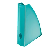 Pojemniki biurowe - Leitz Pojemnik na dokumenty WOW Turkusowy - miniaturka - grafika 1