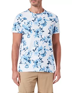 Koszulki męskie - Blend Męski T-shirt 20714045, 110601/Bright White, XXL - grafika 1