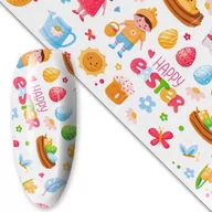 Ozdoby do paznokci - Folia transferowa wielkanocna 100 cm Nr 5 - miniaturka - grafika 1