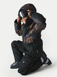 NAME IT Kurtka narciarska 13228952 Brązowy Regular Fit - Kurtki narciarskie - miniaturka - grafika 1