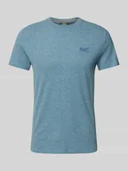 Koszulki męskie - T-shirt z wyhaftowanym logo - miniaturka - grafika 1