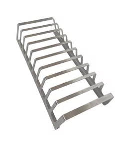 Bbqnovation Stojak Żeberkowy Xxl W Całości Wykonany Ze Stali Nierdzewnej O Długości 42 Cm - Akcesoria do grilla - miniaturka - grafika 1