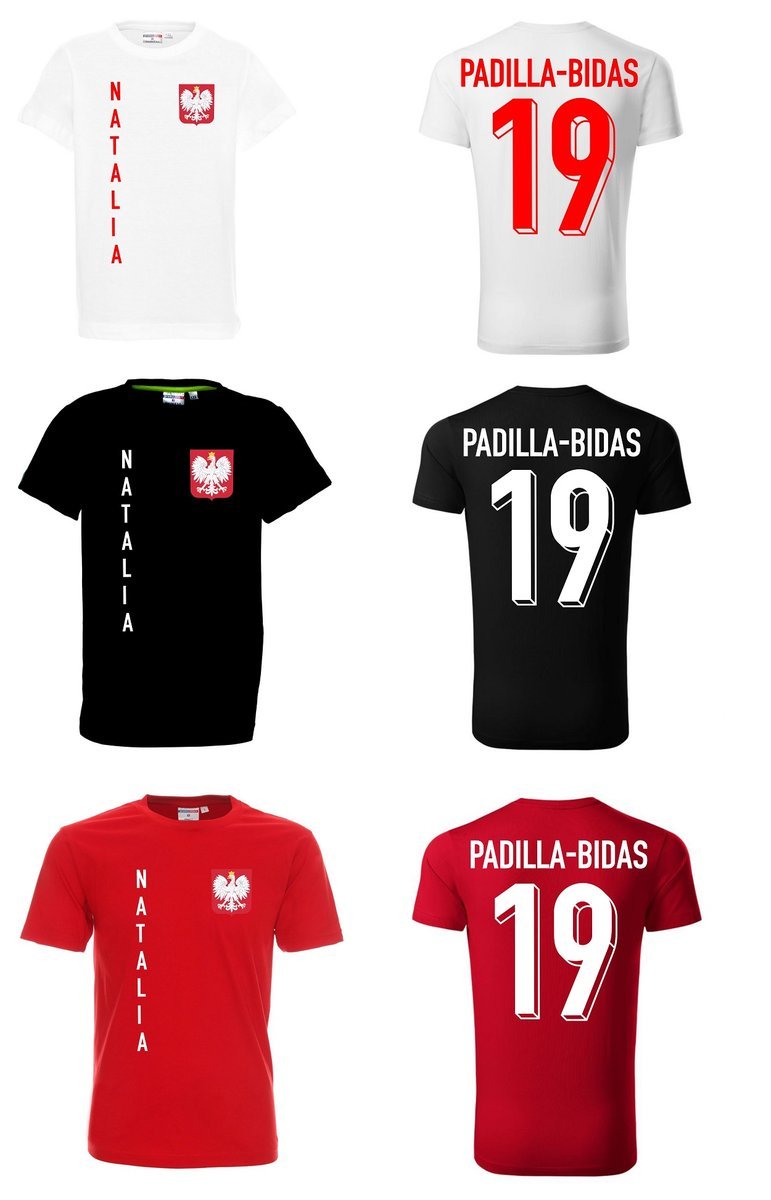 Koszulka POLSKA Natalia PADILLA-BIDAS 19 jr