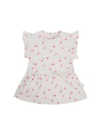 Spodenki dla niemowląt - Noppies Sukienka "Minden" w kolorze białym - miniaturka - grafika 1