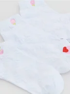 Majtki dla dzieci - Reserved - Strukturalne skarpetki 5 pack - biały - miniaturka - grafika 1