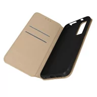 Etui i futerały do telefonów - Etui do Xiaomi Redmi Note 11 i 11s Wallet Function Video Support - złote - miniaturka - grafika 1