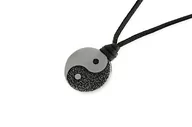 Naszyjniki - Naszyjnik Talizman Amulet Symbol Yin Yang - miniaturka - grafika 1