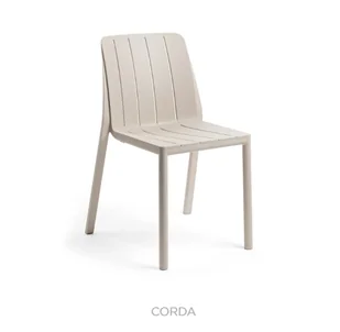 Krzesło Tiberina Bistrot Nardi - Corda - Krzesła - miniaturka - grafika 1