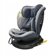 Akcesoria do fotelików - Reecle Fotelik dla Dziecka Obrotowy 360° ISOFIX 40-150cm do 36kg Szary - miniaturka - grafika 1