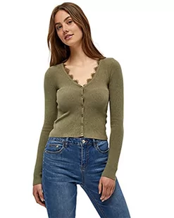 Desires Damski sweter DITA koronkowy kardigan, Zielony syrenki, XL - Swetry damskie - miniaturka - grafika 1