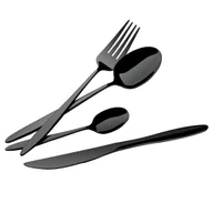 Zestawy sztućców - SZTUĆCE 24 ELEM. BERLINGER HAUS BH-3063 POŁYSK SHINY BLACK - miniaturka - grafika 1