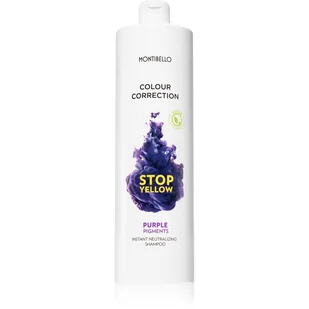 Montibello Stop Yellow Szampon Blond 1 L+pompka - Szampony do włosów - miniaturka - grafika 1
