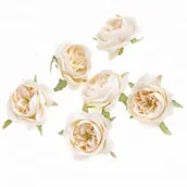 Zabawki kreatywne - Główki kwiatowe kamelii kremowe 6 szt. - miniaturka - grafika 1