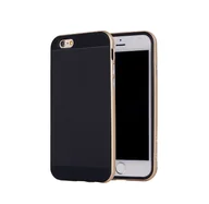 Etui i futerały do telefonów - Etui ochronne na Apple iPhone 6 / 6s 4,7 cala twarde etui o wyglądzie karbonu (złote) - miniaturka - grafika 1