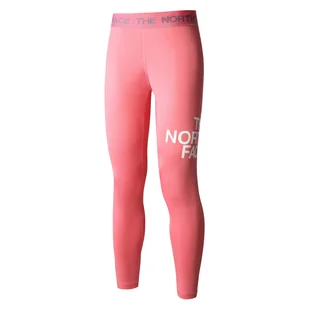 Damskie Legginsy THE NORTH FACE W FLEX MID RISE TIGHT - EU NF0A7ZB7N0T1 – Różowy - Legginsy - miniaturka - grafika 1