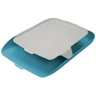 Półki na dokumenty - Leitz Teczka z gumką A4 PP COSY z wewnętrzną kieszenią niebieska morska /46190061/ ES1487-1 - miniaturka - grafika 1