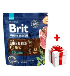 BRIT Premium By Nature Sensitive Lamb 1kg + niespodzianka dla psa GRATIS! - Sucha karma dla psów - miniaturka - grafika 1