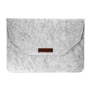 Etui na tablet i laptop 15'', filc z miekkim w dotyku wnetrzem - szary - Torby na laptopy - miniaturka - grafika 1