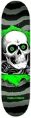 Deski snowboardowe - deck POWELL PERALTA RIPPER ONE OFF Silver/Green Deck - miniaturka - grafika 1