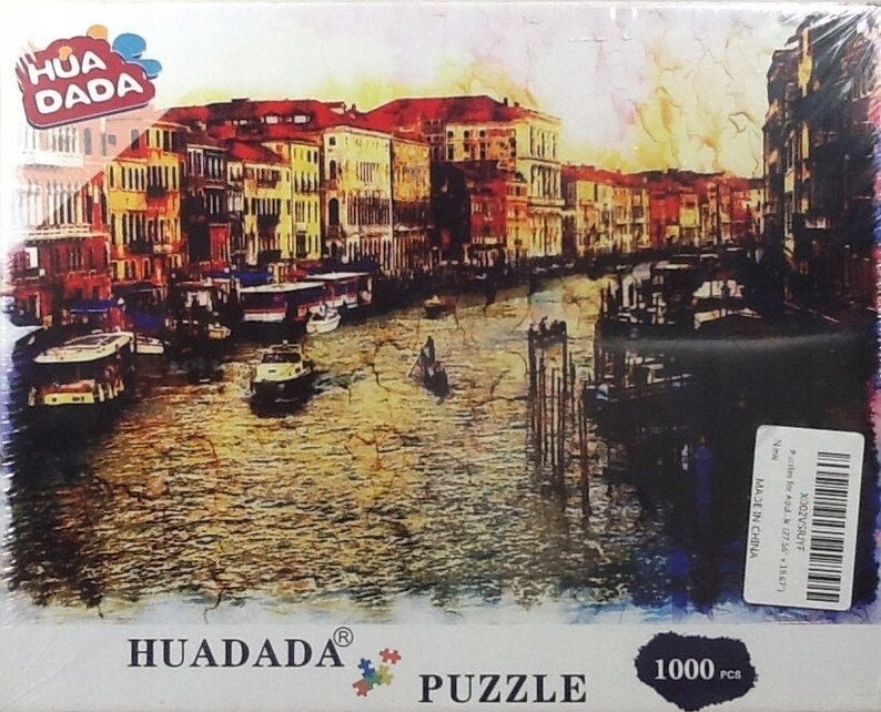 PUZZLE 1000 ELEMENTÓW JEZIORO KRAJOBRAZ WŁOCHY WENECJA