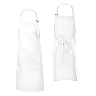 Zapaska kelnerska, fartuch kucharski dł.90cm, z klamrą regulacyjną biała - Odzież robocza Zapaska kelnerska, fartuch kucharski dł.90cm, z klamrą regulacyjną biała - Odzież robocza - miniaturka - grafika 1