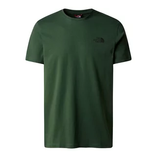 Koszulki sportowe męskie - Koszulka The North Face Simple Dome 0A2TX5I0P1 - zielona - grafika 1