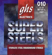 Akcesoria do instrumentów smyczkowych - ghs GHS SUPER STEELS zestaw strun do gitary elektrycznej - ST-L - lekkie - 010/046 ST-L - miniaturka - grafika 1