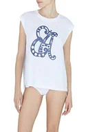 Koszulki i topy damskie - Emporio Armani Underwear Logomania Tank Top Fashion Vest, biały, M, biały, M - miniaturka - grafika 1