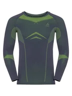 Kalesony - Odlo Podkoszulek funkcyjny "Fundamentals Performance" w kolorze granatowo-zielonym - miniaturka - grafika 1