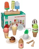 Zabawki AGD - Mała lodziarnia - zestaw do serwowania lodów - miniaturka - grafika 1
