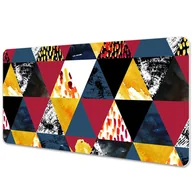 Podkładki na biurko - Podkład na biurko Wzór z trójkątów 90x45 cm - miniaturka - grafika 1