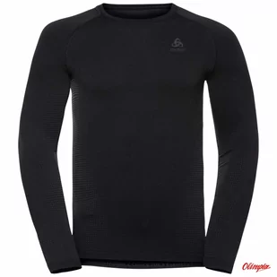 Koszulka termoaktywna męska Odlo BL TOP crew neck l/s PERFORMANCE WARM EC 196192/60212 - Koszulki sportowe męskie - miniaturka - grafika 1