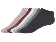 Skarpetki damskie - esmara® Skarpety stopki damskie z bawełną organiczną, 7 par (Kolorowy, 35-38) - miniaturka - grafika 1