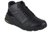 Moda i Uroda OUTLET - Skechers Global Jogger - High Flight 237204-BBK, Męskie, trzewiki, Czarne - miniaturka - grafika 1