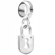 Wisiorki - Charms wiszący Kłódka srebro 925 - miniaturka - grafika 1