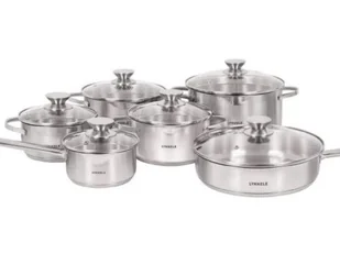 LYKKELE Komplet garnków DEHAAN (12 ELEMENTÓW) - Zestawy garnków i patelni - miniaturka - grafika 1