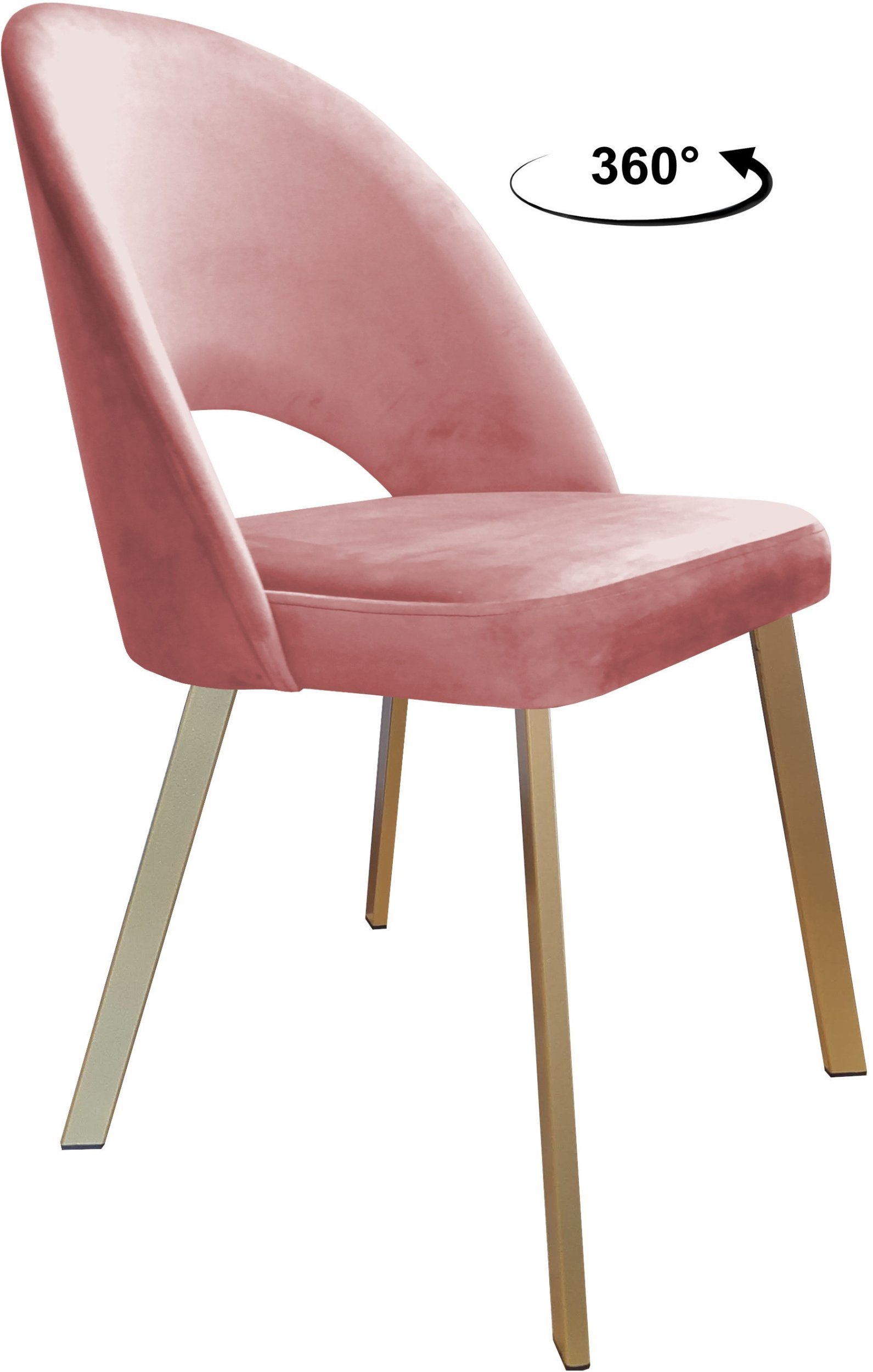 Krzesło obrotowe Polo podstawa Profil złota MG58