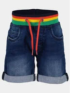 Spodenki damskie - Blue Seven Szorty jeansowe 942527 X Granatowy Regular Fit - miniaturka - grafika 1