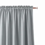 Zasłony - Zasłona AURA Light Grey 140x250 Tape Artykuły spożywcze z szybką dostawą - miniaturka - grafika 1