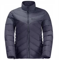 Kurtki i kamizelki sportowe damskie - Jack Wolfskin Tundra Down Jkt W 1206652-1388 Czarne S - miniaturka - grafika 1