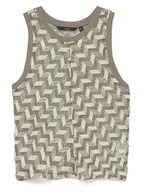 Koszulki i topy damskie - Vero Moda Top w kolorze szarym - miniaturka - grafika 1