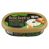 Sery - Łaciaty Protein+ Serek kremowy lekki z cebulą i szczypiorkiem 135 g - miniaturka - grafika 1
