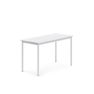 Stół SONITUS, 1200x600x720 mm, laminat biały, biały - Meble do szkół i przedszkoli - miniaturka - grafika 1