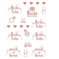 Zabawki kreatywne - Tatuaże Bride To Be Różowe Złoto - miniaturka - grafika 1