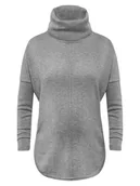 Swetry damskie - Damski sweter ciążowy z golfem szary Bellybutton Maternity, r.S - miniaturka - grafika 1