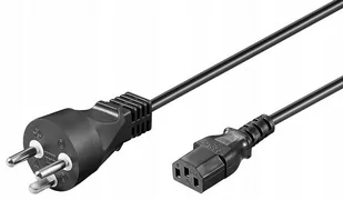Kabel zasilający MicroConnect PowerCord DK 1m IEC320 PE12041R - Kable komputerowe i do monitorów - miniaturka - grafika 1