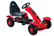 Super-Toys s WIELKI GOKART NA PEDAŁY FORMUŁA, POMP KOŁA/F-618 F-618-CZERWONY