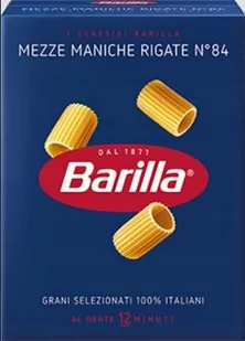 BARILLA Mezze Maniche Rigate nr 84 - makaron rurki (500g) 260F-1506633344 - Makaron - miniaturka - grafika 1