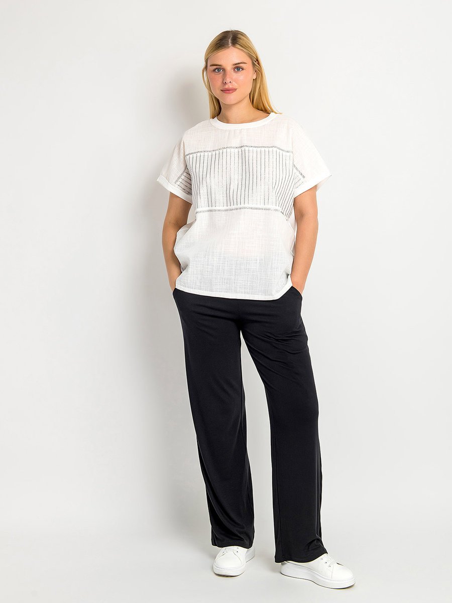 Bawełniana bluzka S/M ecru