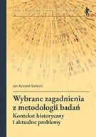 Technika - Wybrane zagadnienia z metodologii badań - Jan Ryszard Sielezin - miniaturka - grafika 1